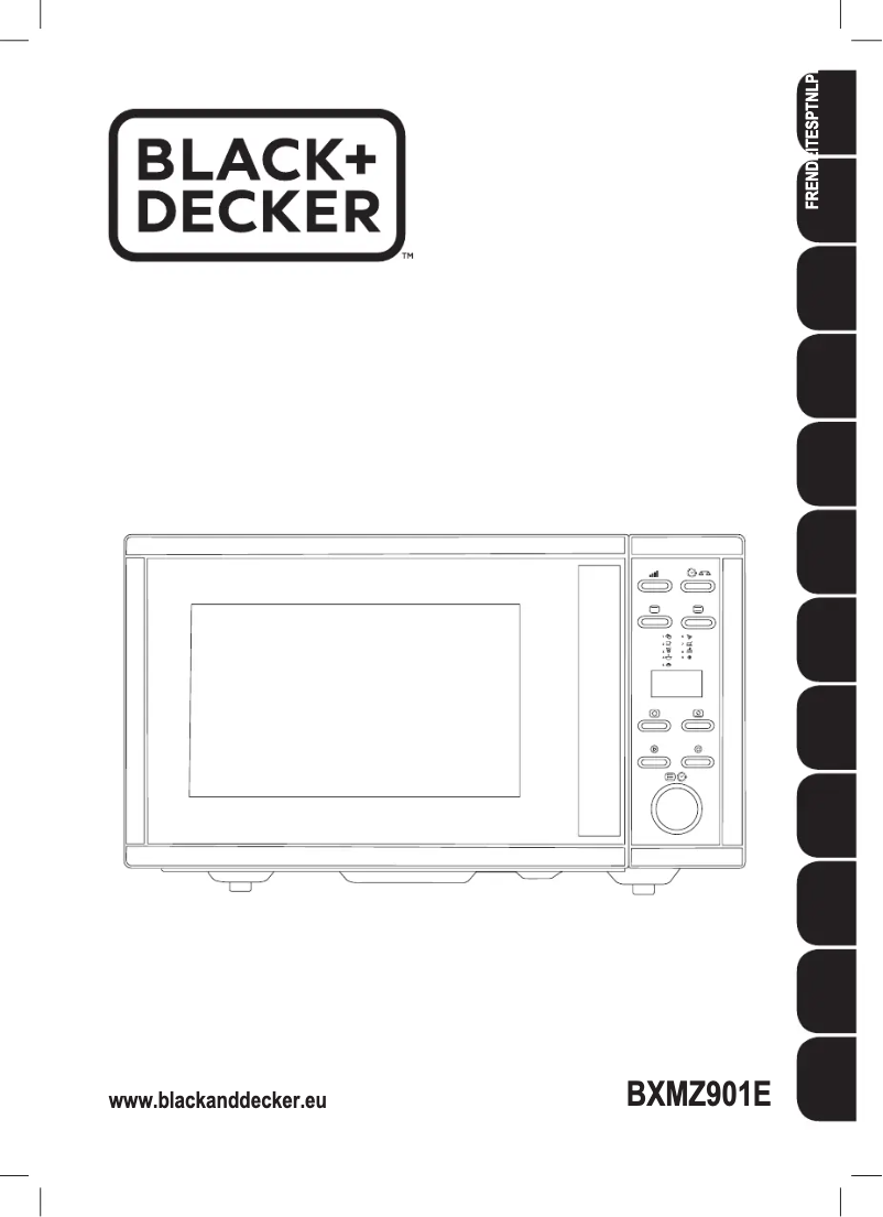Page 1 de la notice Manuel utilisateur Black & Decker BXMZ901E
