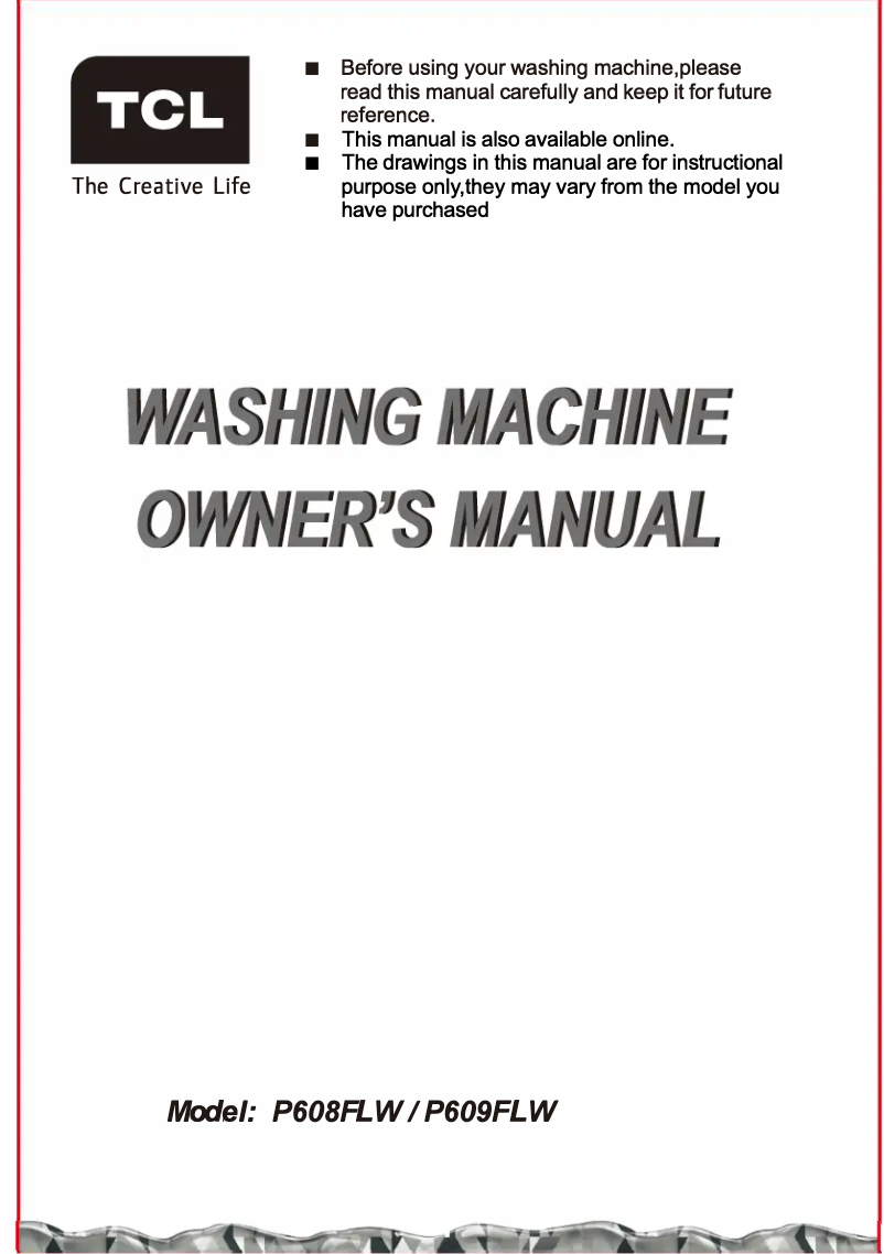 Page n°1 - Manuel utilisateur TCL P609FLW