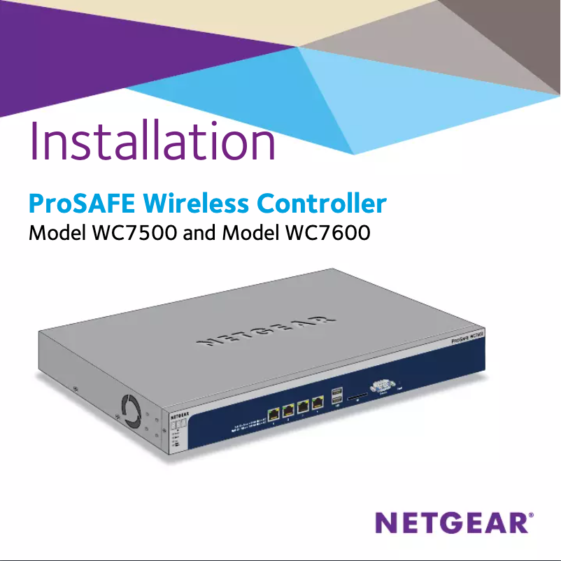Page 1 de la notice Guide d'installation Netgear WC7600v2
