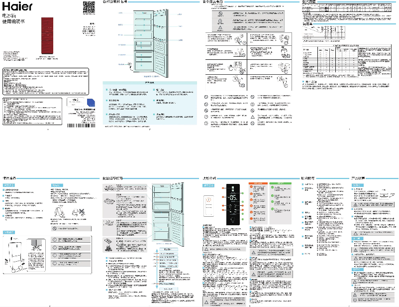 Imagen de la primera página del manual del dispositivo BCD-216SDGK