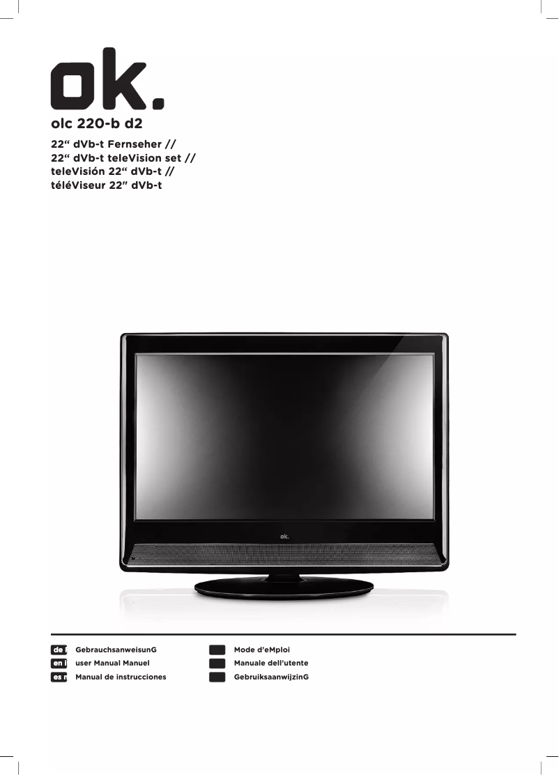 Image de la première page du manuel de l'appareil OLC 220-B D2