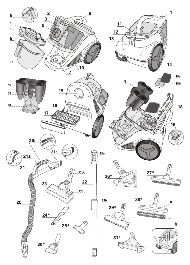 Página 1 del manual Manual de usuario Rowenta Silence Force Cyclonic RO7689