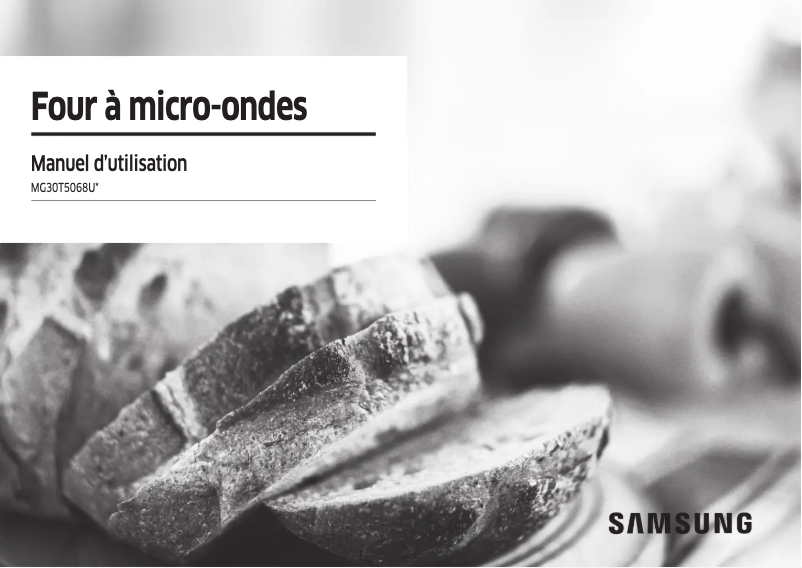 Page 1 de la notice Manuel utilisateur Samsung MG30T5068UC
