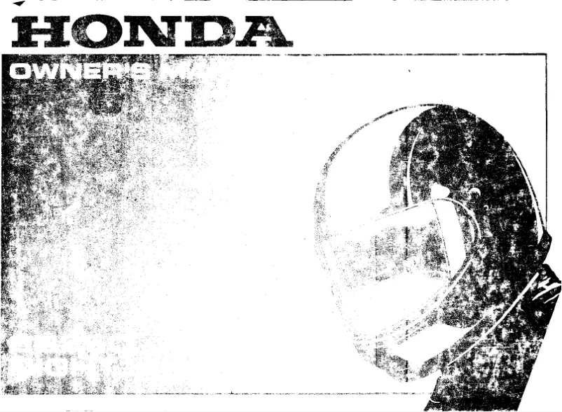 Page 1 de la notice Manuel utilisateur Honda CB250 (1992)