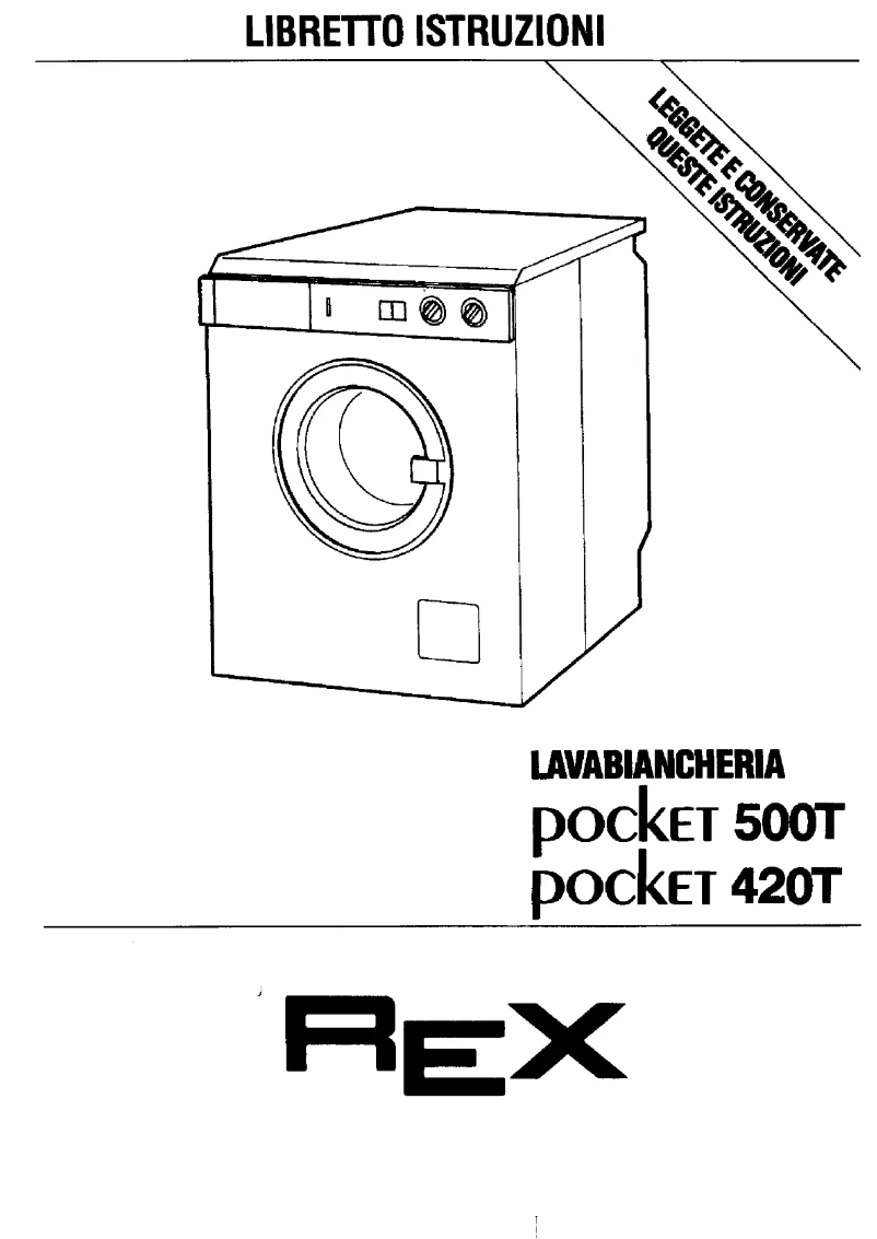 Page 1 de la notice Manuel utilisateur Rex POCKET420T