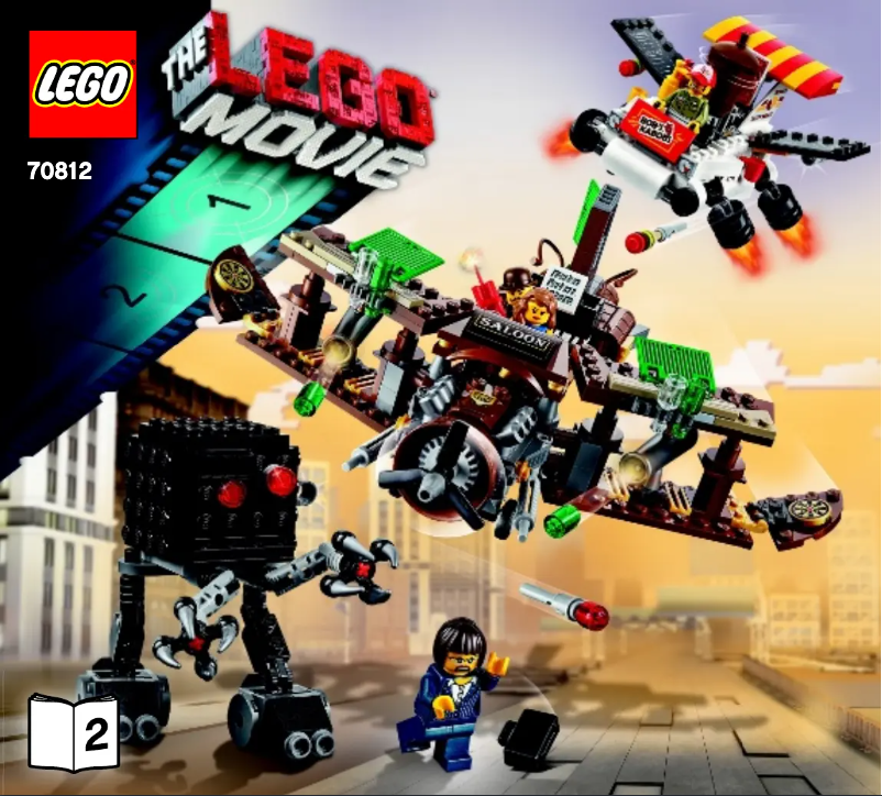 Page 1 de la notice Manuel utilisateur Lego Movie 2 70812