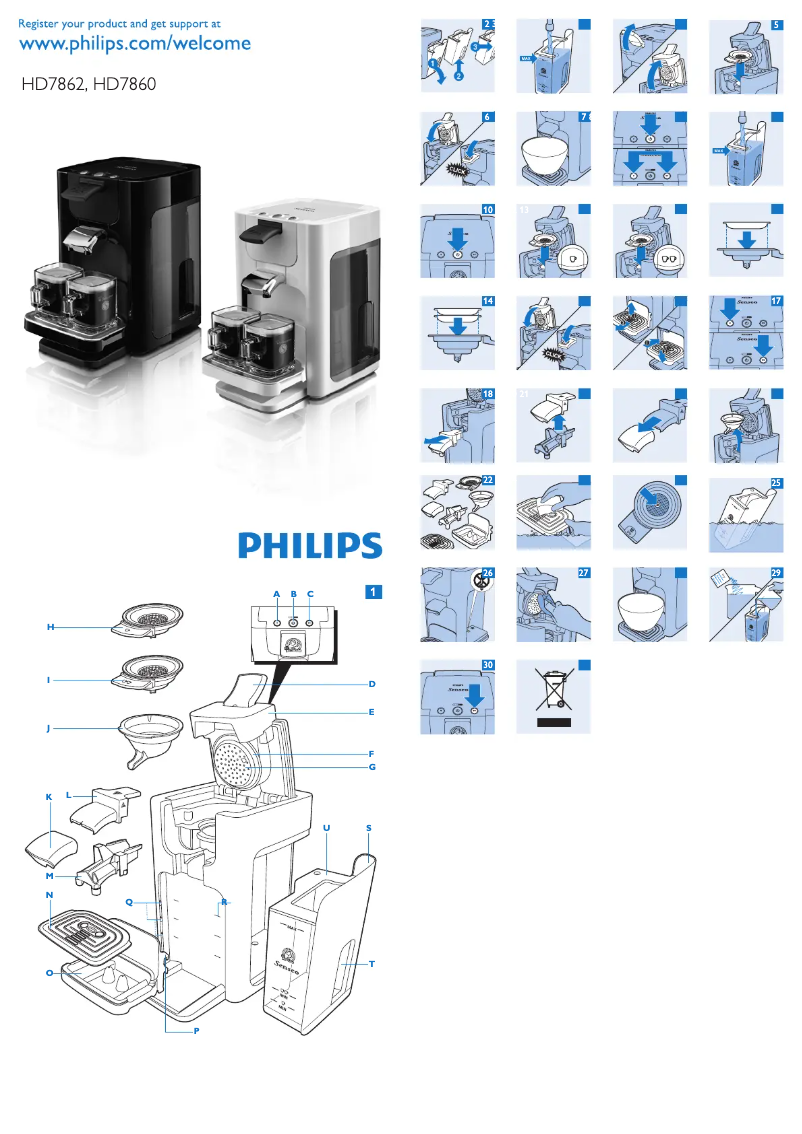 Página 1 del manual Manual de usuario Philips HD5020