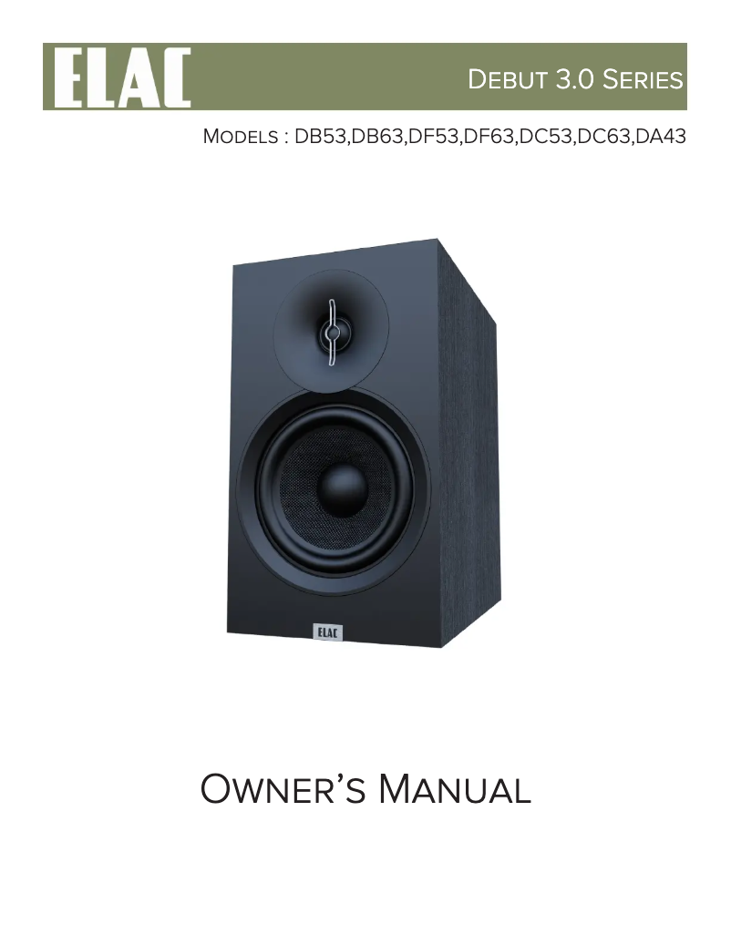 Image de la première page du manuel de l'appareil Debut 3.0 DA43