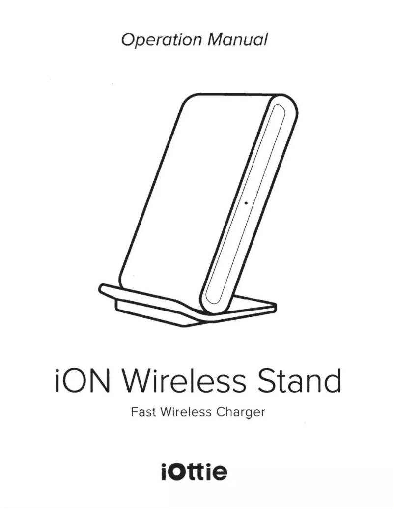 Image de la première page du manuel de l'appareil iON Wireless Stand