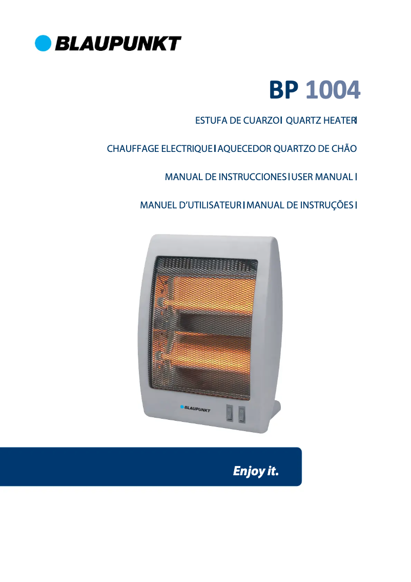 Página 1 del manual Manual de usuario Blaupunkt BP1004