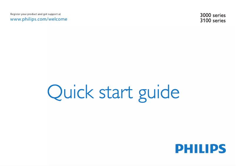 Página 1 del manual Guía de inicio rápido Philips 40PFL3078T