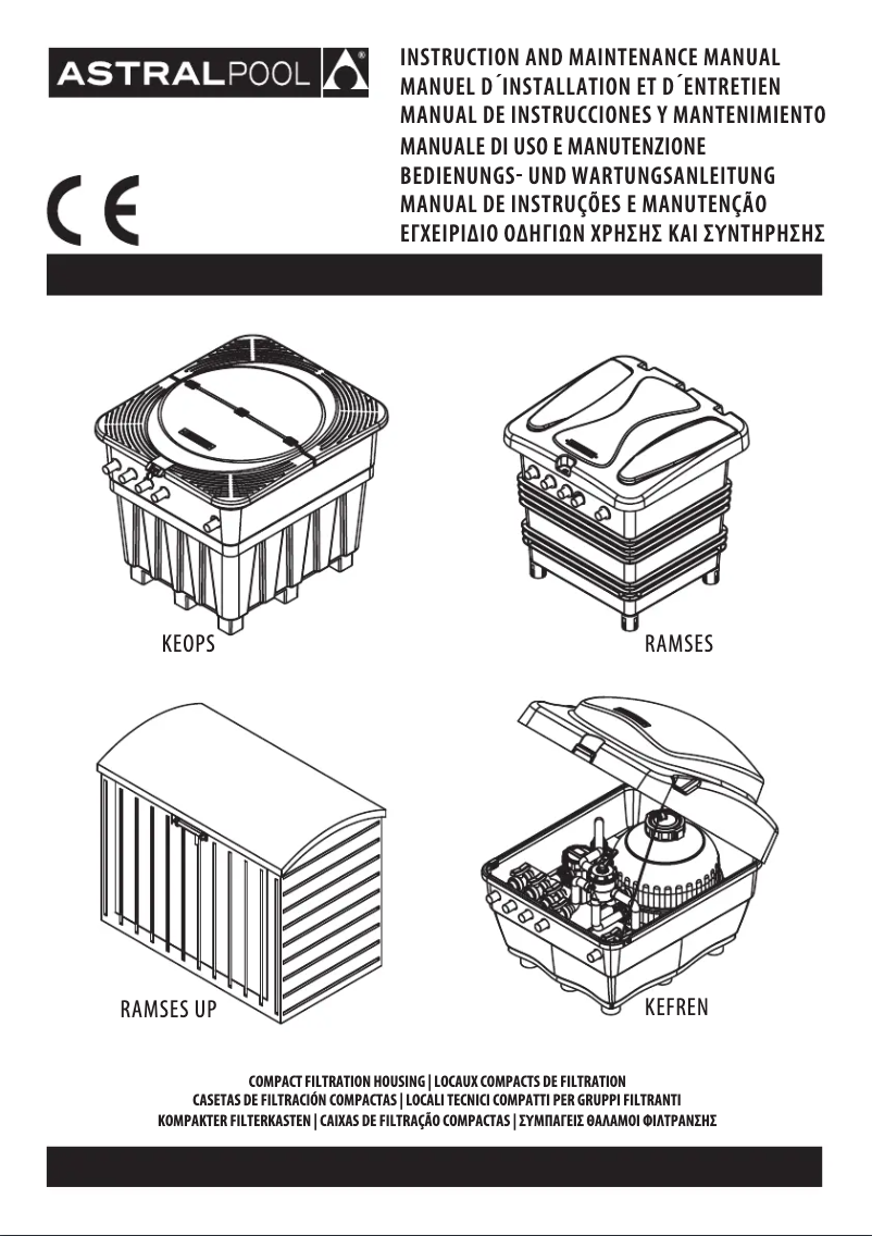 Page n°1 - Manuel utilisateur AstralPool Keops