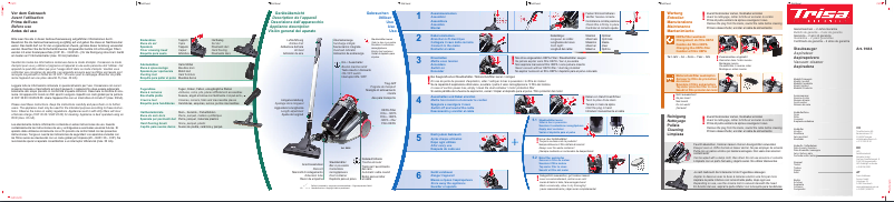 Page 1 de la notice Manuel utilisateur Trisa True Cyclone Comfort Clean T6482