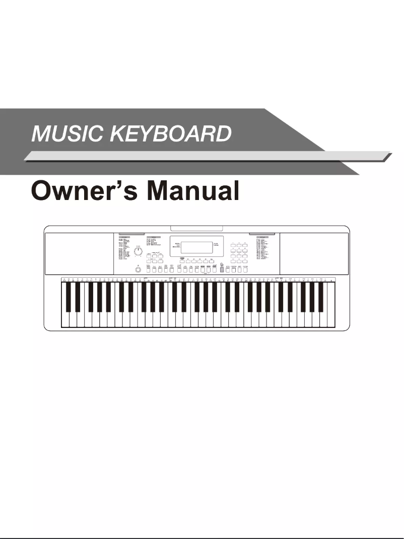 Página 1 del manual Manual de usuario Medeli IK200