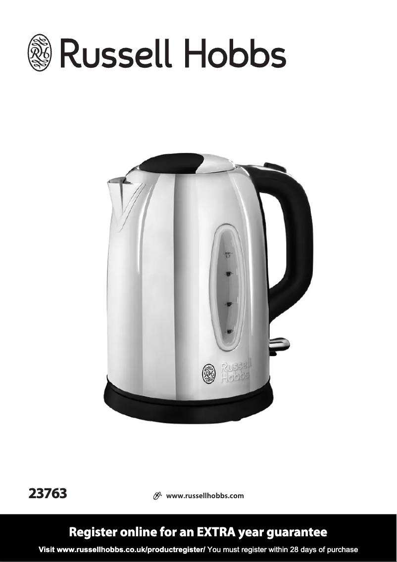 Página 1 del manual Manual de usuario Russell Hobbs Rutland 23763