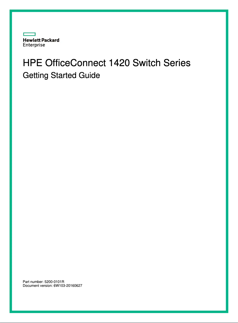 Page n°1 - Manuel utilisateur HP 1420