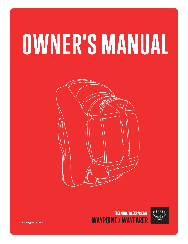 Image de la première page du manuel de l'appareil Wayfarer 70