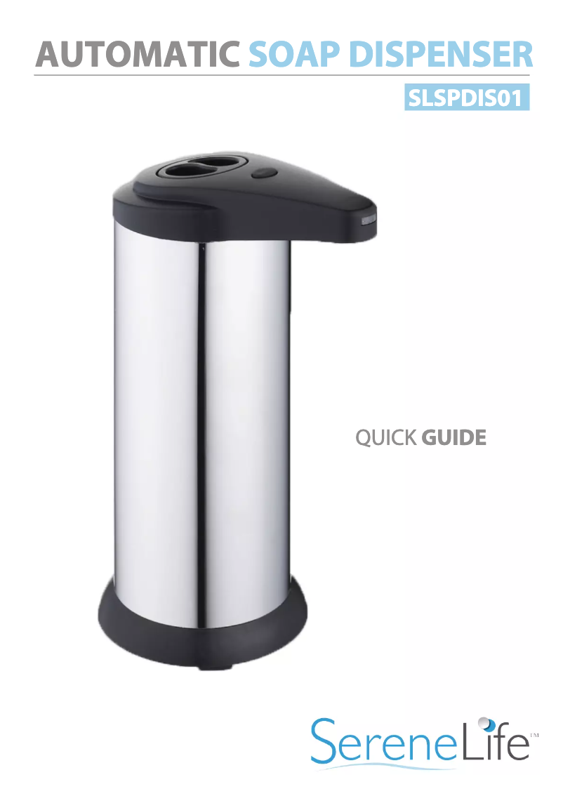 Página 1 del manual Manual de usuario SereneLife SLSPDIS01