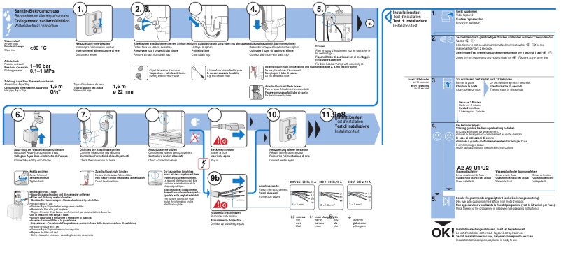 Page 1 de la notice Guide d'installation Siemens SM55E231CH