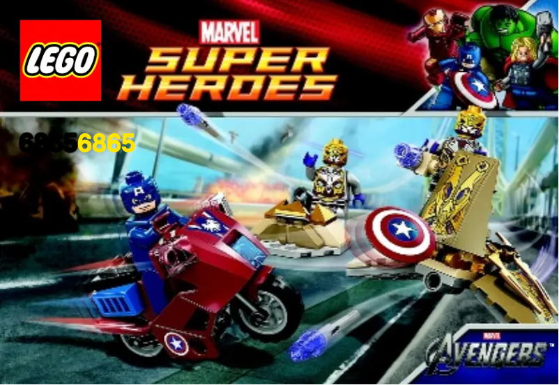 Page 1 de la notice Manuel utilisateur Lego Captain America's (TM) Avenging Cycle