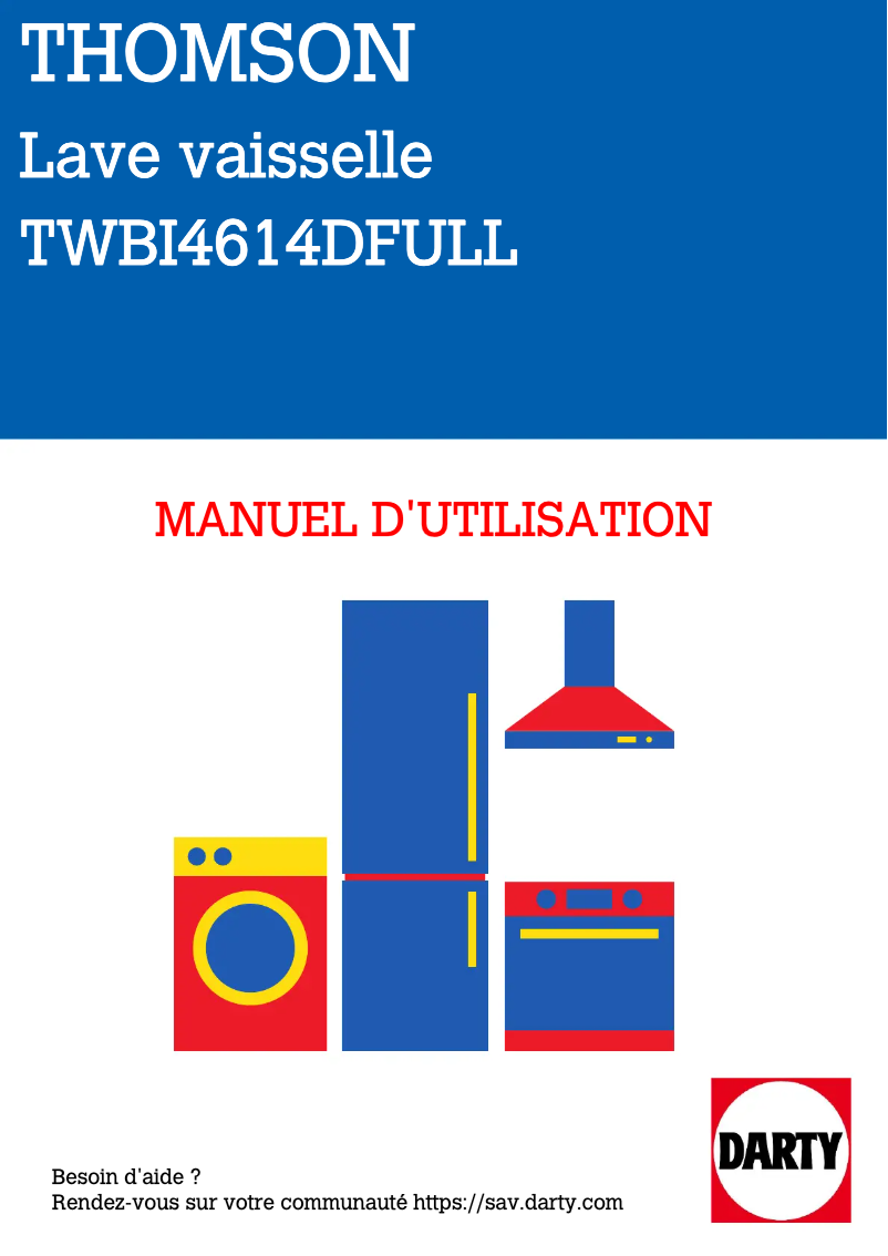 Page 1 de la notice Manuel utilisateur Thomson TWBI4614DFULL