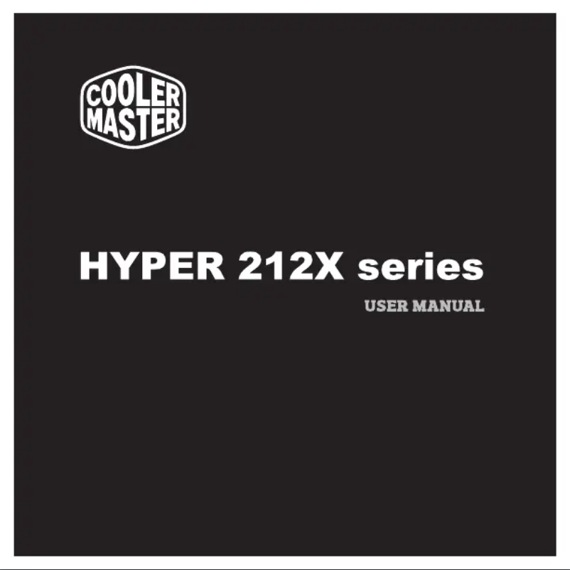 Página 1 del manual Manual de usuario Cooler Master Hyper 212X