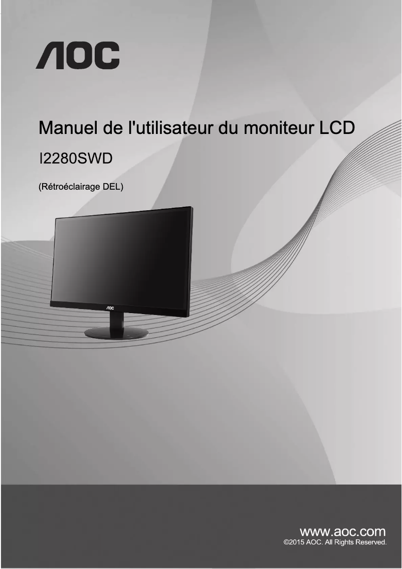 Page n°1 - Mode d'emploi AOC Value-line I2280SWD