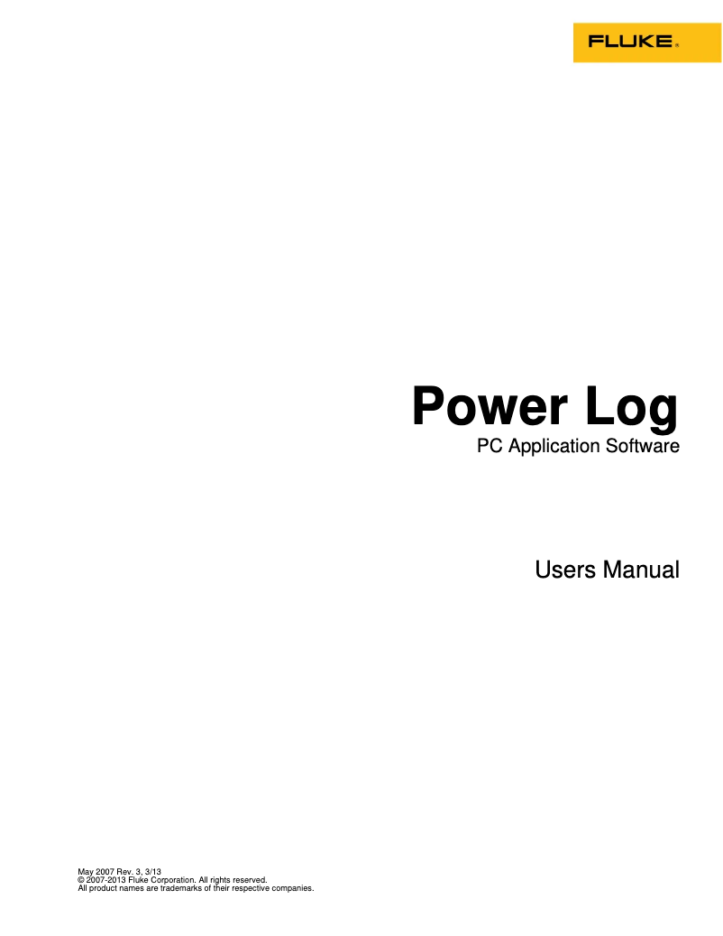 Page n°1 - Manuel utilisateur Fluke 345