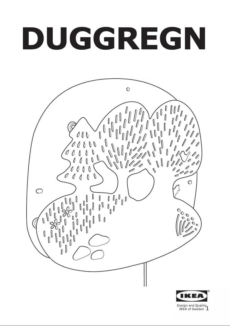 Image de la première page du manuel de l'appareil DUGGREGN