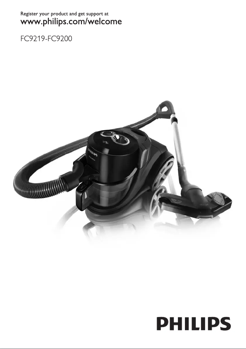 Page 1 de la notice Manuel utilisateur Philips Performer FC9200