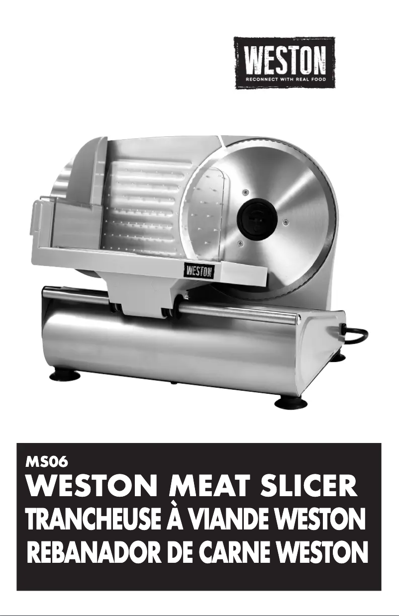 Page 1 de la notice Manuel utilisateur Weston MS06