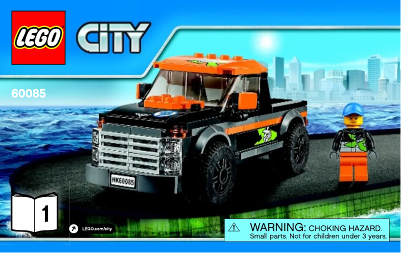 Page 1 de la notice Manuel utilisateur Lego City 60085