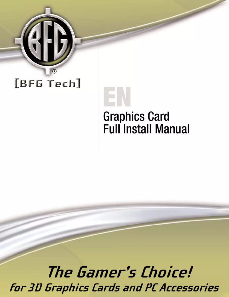 Image de la première page du manuel de l'appareil NVIDIA GeForce 9500 GT