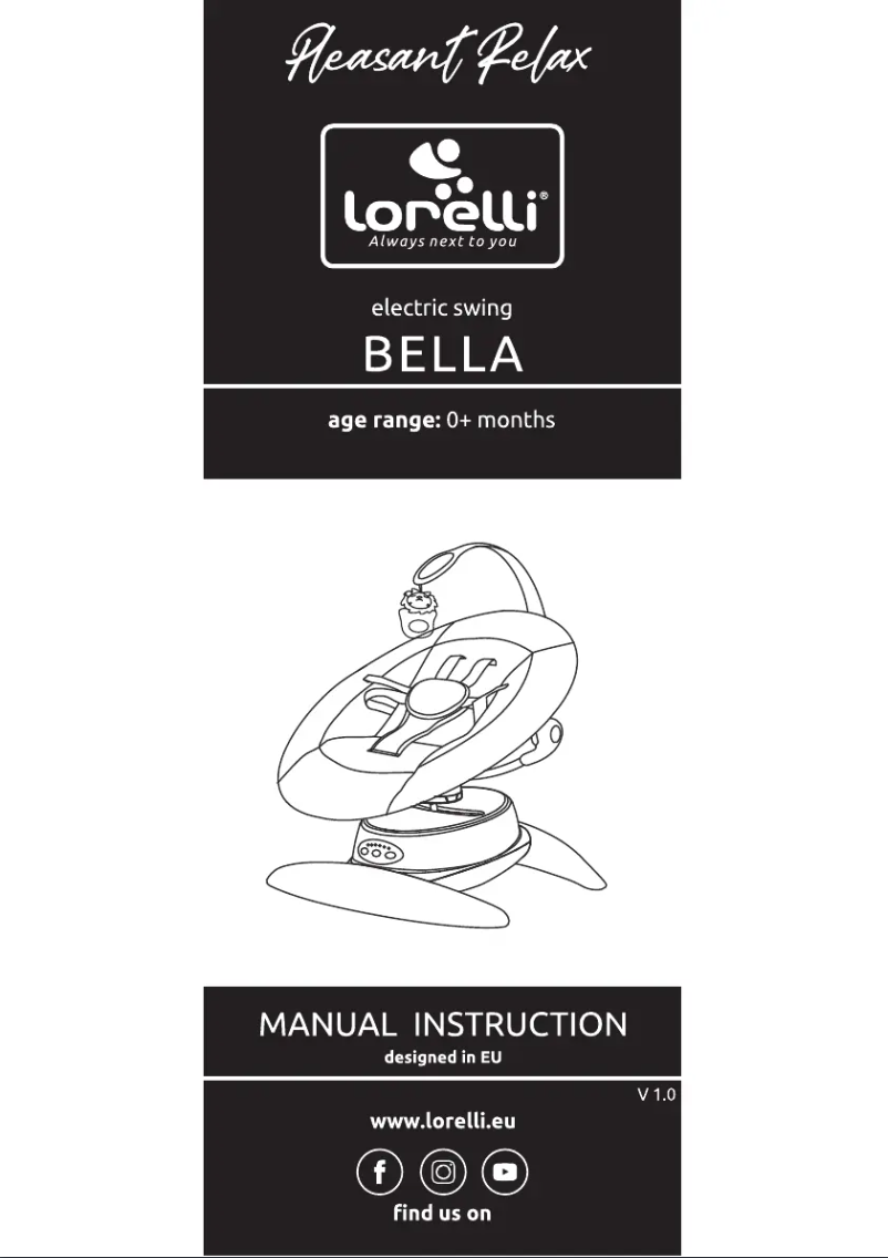 Image de la première page du manuel de l'appareil Bella