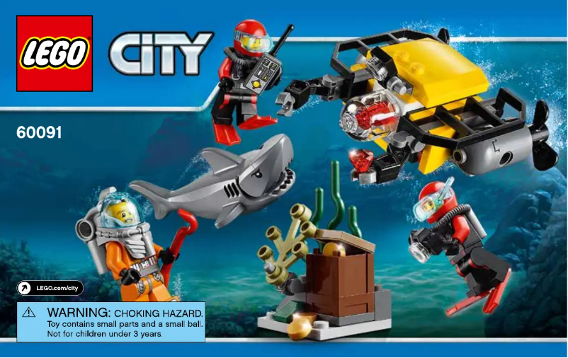 Page 1 de la notice Manuel utilisateur Lego City 60091