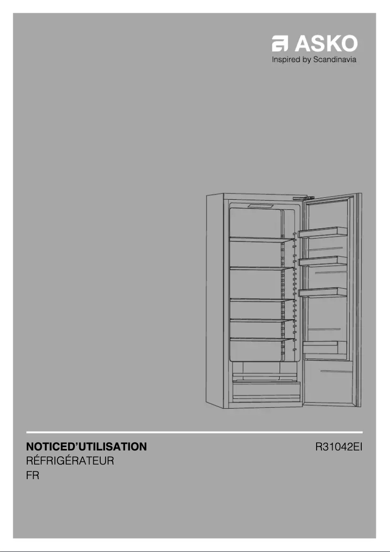 Page n°1 - Manuel utilisateur Asko R31042EI