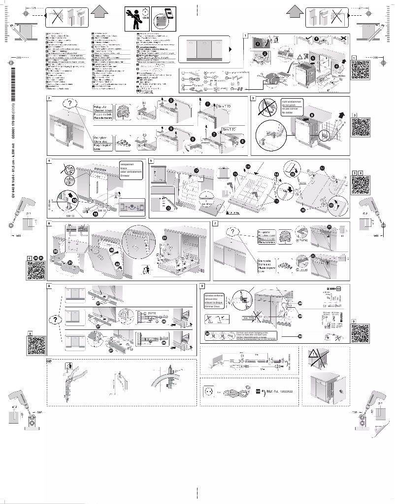 Page n°1 - Guide d'installation Siemens SN63HX26MM