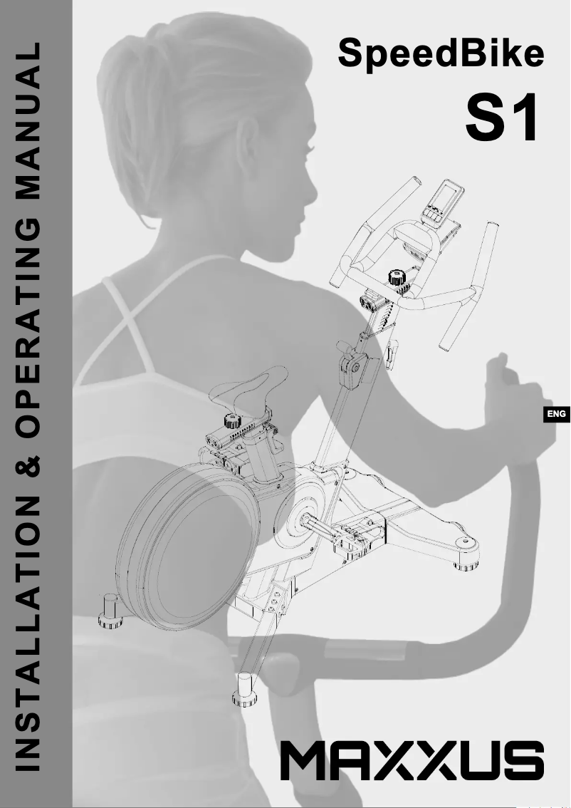 Page 1 de la notice Manuel utilisateur Maxxus Speedbike S1