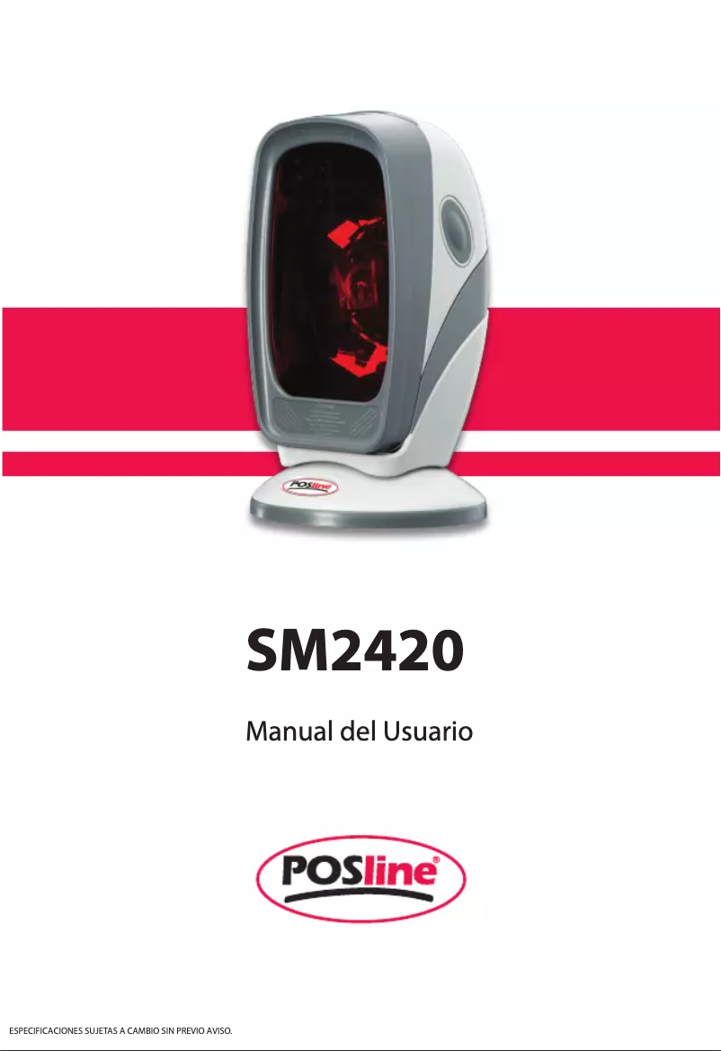 Page n°1 - Manuel utilisateur POSline SM2420B