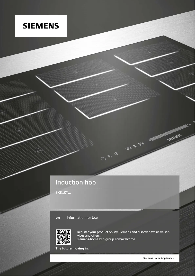 Page 1 de la notice Manuel utilisateur Siemens EX875KYV1E