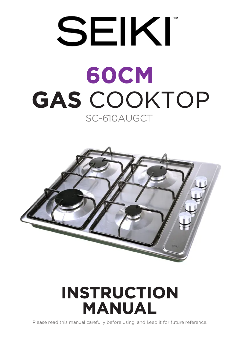 Page n°1 - Manuel utilisateur Seiki SC-610AUGCT