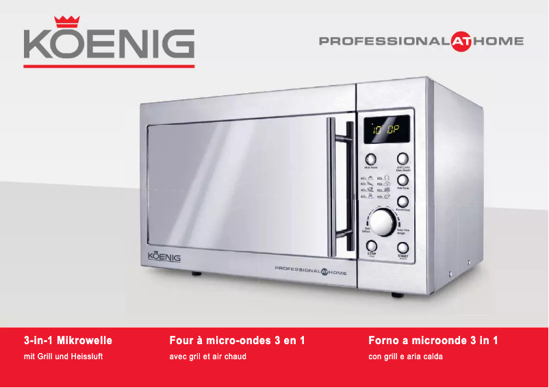 Page 1 de la notice Manuel utilisateur Koenig B01151