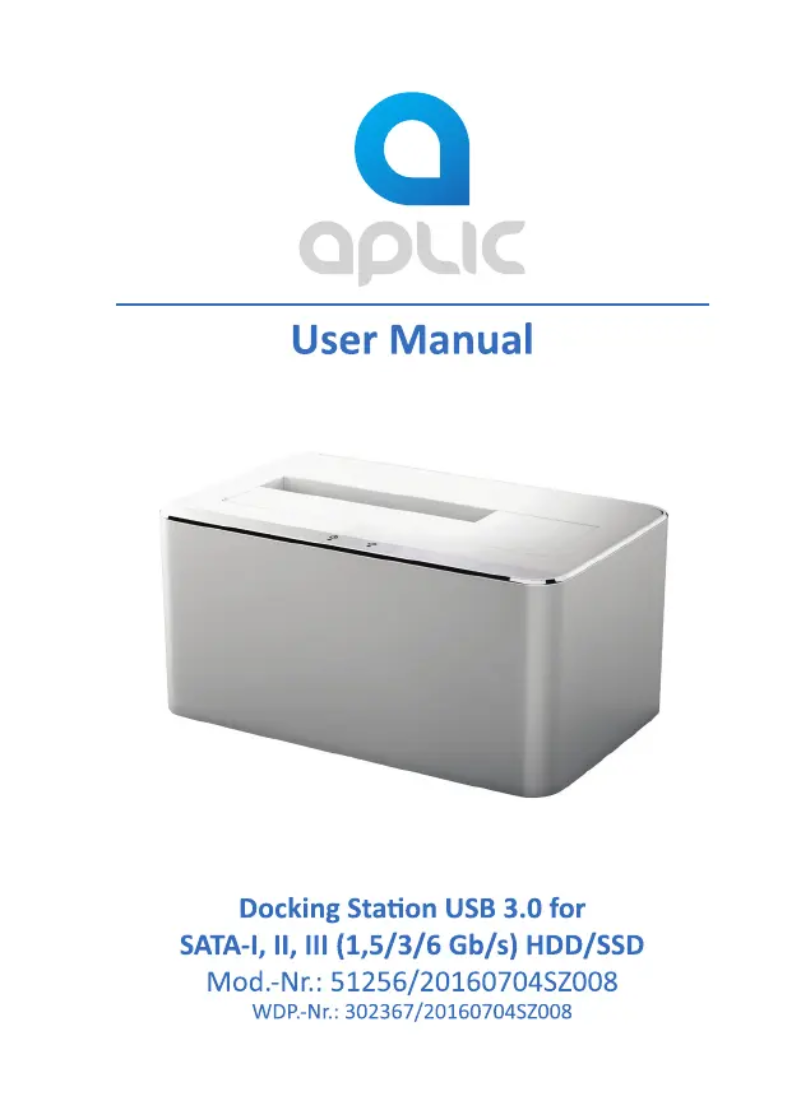 Page 1 de la notice Manuel utilisateur Aplic 302367