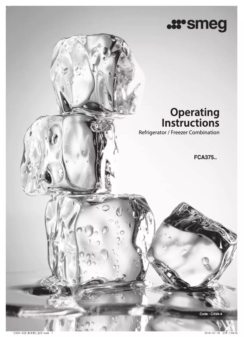 Image de la première page du manuel de l'appareil FCA375SV