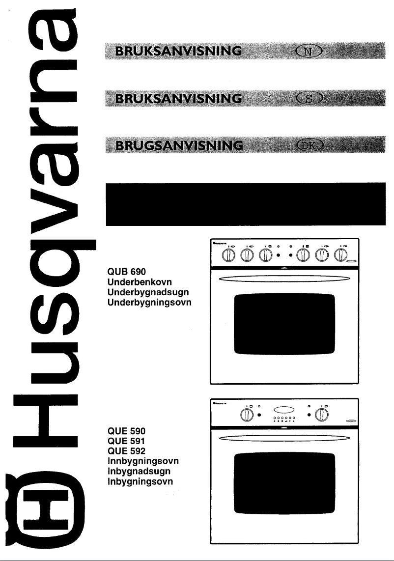 Page n°1 - Manuel utilisateur Husqvarna QUE590X
