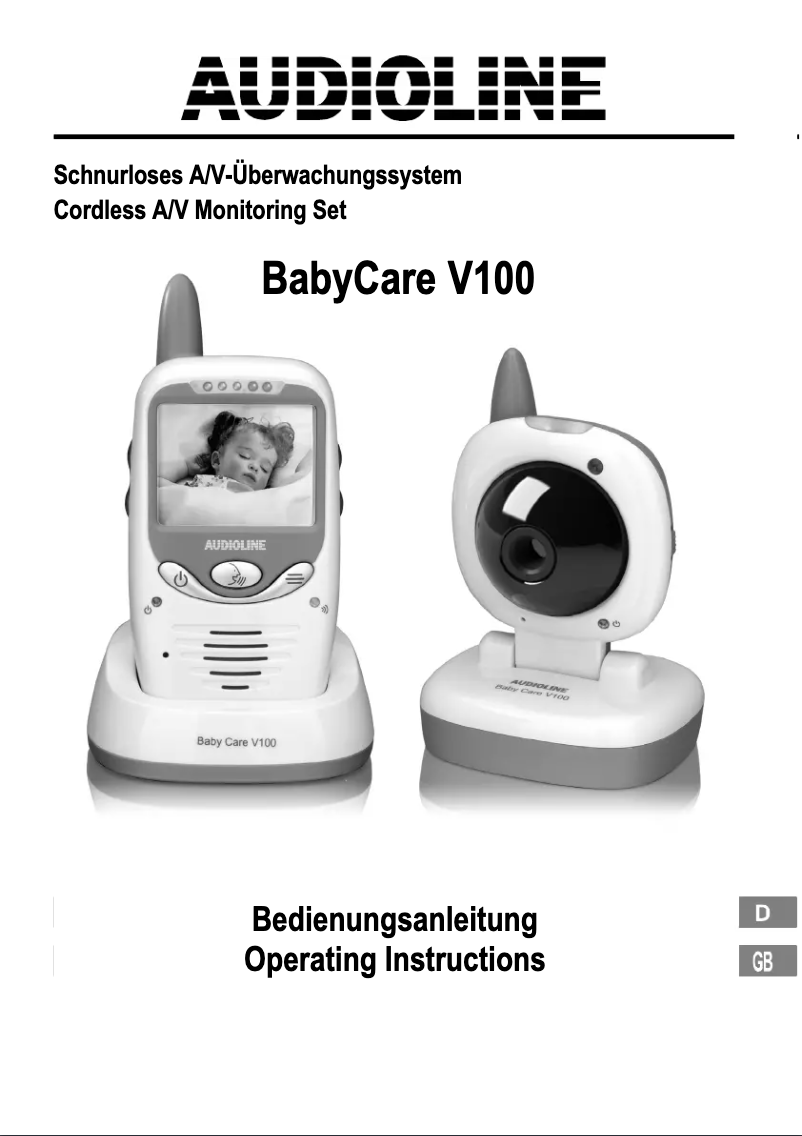 Image de la première page du manuel de l'appareil Baby Care V 100