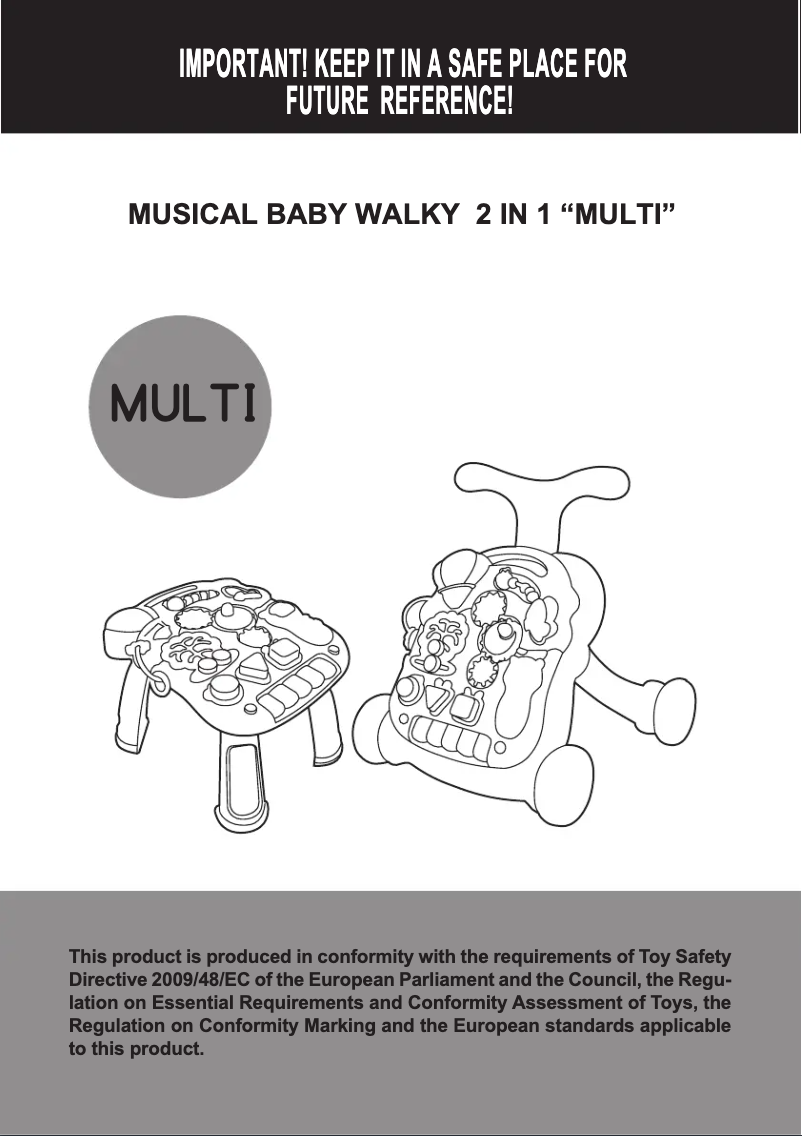 Image de la première page du manuel de l'appareil 2 in 1 Multi