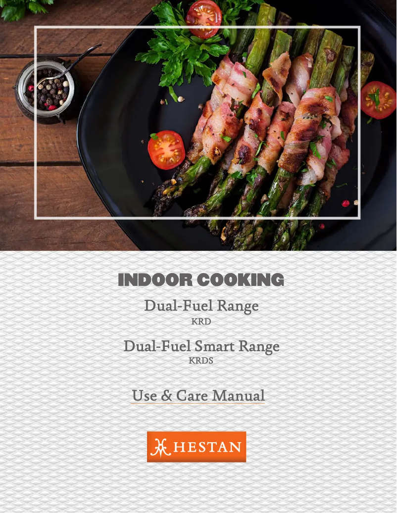 Page n°1 - Manuel d'utilisation et d'entretien Hestan KRD364GD-NG