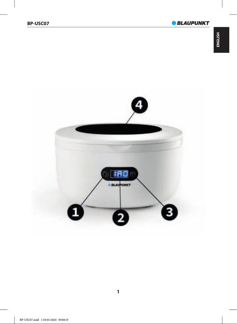 Página 1 del manual Manual de usuario Blaupunkt BP-USC07
