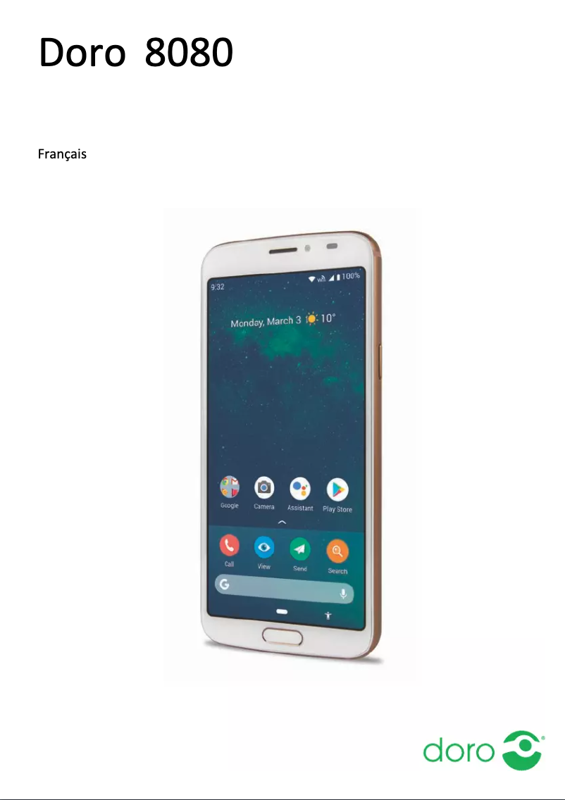 Page 1 de la notice Manuel utilisateur Doro 8080